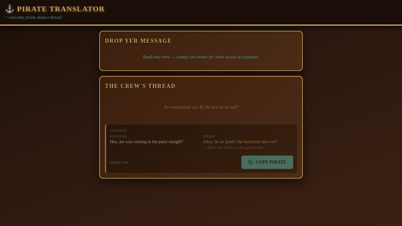 Pirate Mode